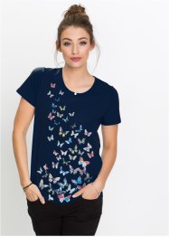 T-shirt à imprimé papillon, RAINBOW