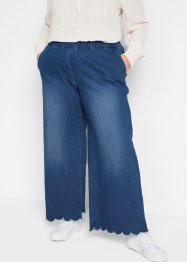 Jean extra large avec base ondulée et taille confortable, bpc bonprix collection