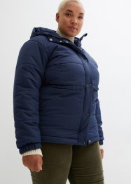 Veste matelassée raccourcie avec capuche et taille réglable, bpc bonprix collection
