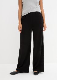 Pantalon Marlène large avec taille confortable et pinces, bpc bonprix collection