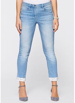 Jean extensible longueur 7/8 avec broderie, bpc selection premium Jean extensible longueur 7/8 avec broderie, bpc selection premium