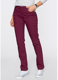 Pantalon extensible en twill structuré, droit, bpc bonprix collection, rouge érable Pantalon extensible en twill structuré, droit, bpc bonprix collection, rouge érable