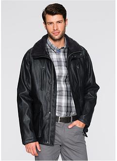 Veste en synthétique imitation cuir avec col amovible, bpc selection Veste en synthétique imitation cuir avec col amovible, bpc selection