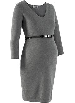 Robe de grossesse en maille avec ceinture, bpc bonprix collection Robe de grossesse en maille avec ceinture, bpc bonprix collection
