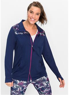 Veste de sport manches longues avec empiècements contrastants, bpc bonprix collection Veste de sport manches longues avec empiècements contrastants, bpc bonprix collection