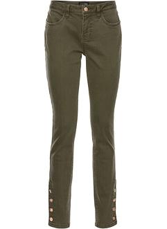 Pantalon extensible avec boutons fantaisie, longueur chevilles, BODYFLIRT Pantalon extensible avec boutons fantaisie, longueur chevilles, BODYFLIRT