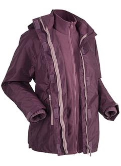 Veste outdoor fonctionnelle 3en1 à capuche, bpc bonprix collection Veste outdoor fonctionnelle 3en1 à capuche, bpc bonprix collection