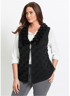 Gilet sans manches avec synthétique imitation fourrure, bpc selection premium Gilet sans manches avec synthétique imitation fourrure, bpc selection premium