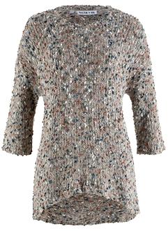 Pull en maille avec fil structuré - designed by Maite Kelly, bpc bonprix collection Pull en maille avec fil structuré - designed by Maite Kelly, bpc bonprix collection
