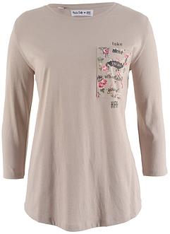 T-shirt à imprimé, manches 3/4 - designed by Maite Kelly, bpc bonprix collection T-shirt à imprimé, manches 3/4 - designed by Maite Kelly, bpc bonprix collection