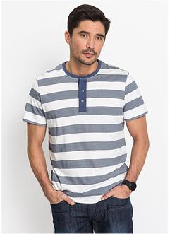T-shirt col Henley à rayures imprimées Regular Fit, John Baner JEANSWEAR T-shirt col Henley à rayures imprimées Regular Fit, John Baner JEANSWEAR