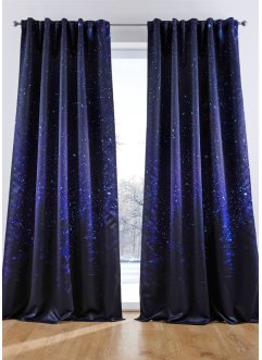 Rideau occultant à motif ciel étoilé (1 pce), polyester, bpc living bonprix collection