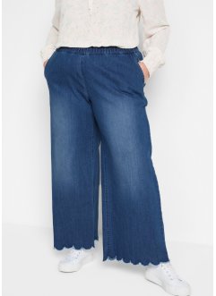 Jean extra large avec base ondulée et taille confortable, bpc bonprix collection