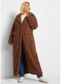 Manteau en maille peluche avec poches, bpc bonprix collection
