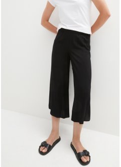 Jupe-culotte avec taille entièrement élastiquée, bpc bonprix collection