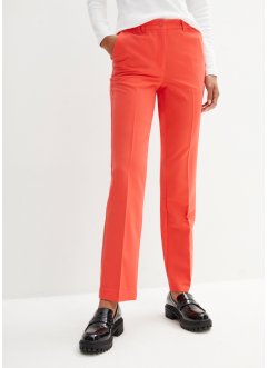 Pantalon extensible avec plis repassés et ceinture taille haute confortable, long, bpc bonprix collection