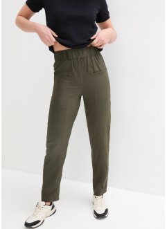 Pantalon ample à poches plaquées et taille haute confortable, bpc bonprix collection