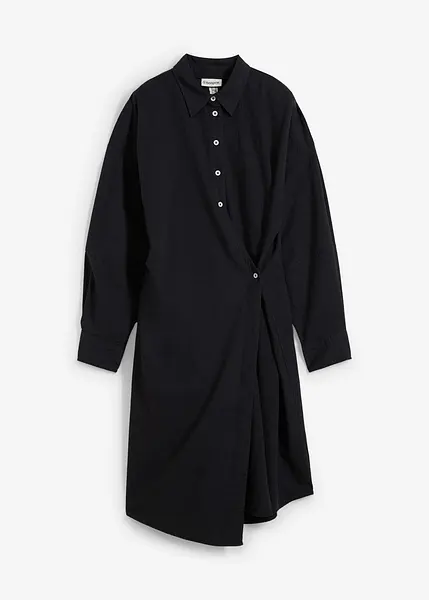Robe-chemise asymétrique
