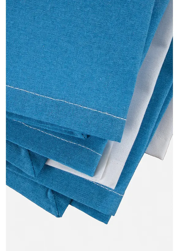 Lot de 4 serviettes en coton, bonprix