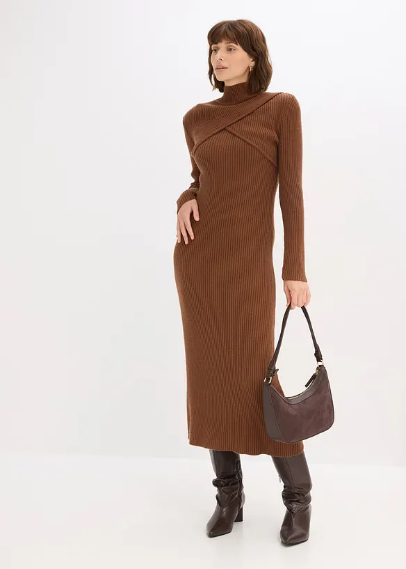 Robe en maille douce, viscose majoritaire, bonprix