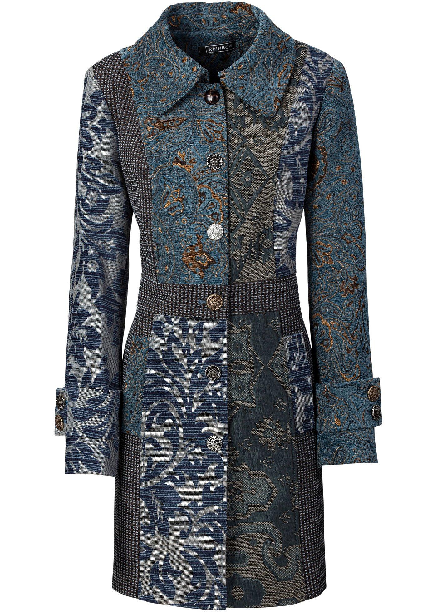 Manteau en jacquard mode Manteau en jacquard mode
