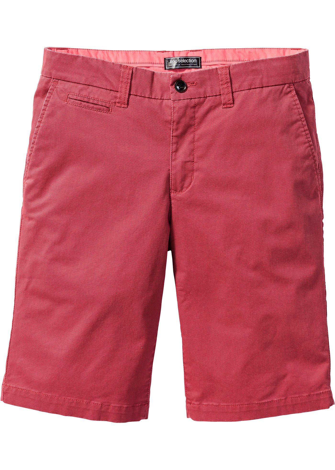 Bermuda chino à motifs minimalistes Slim Fit Bermuda chino à motifs minimalistes Slim Fit