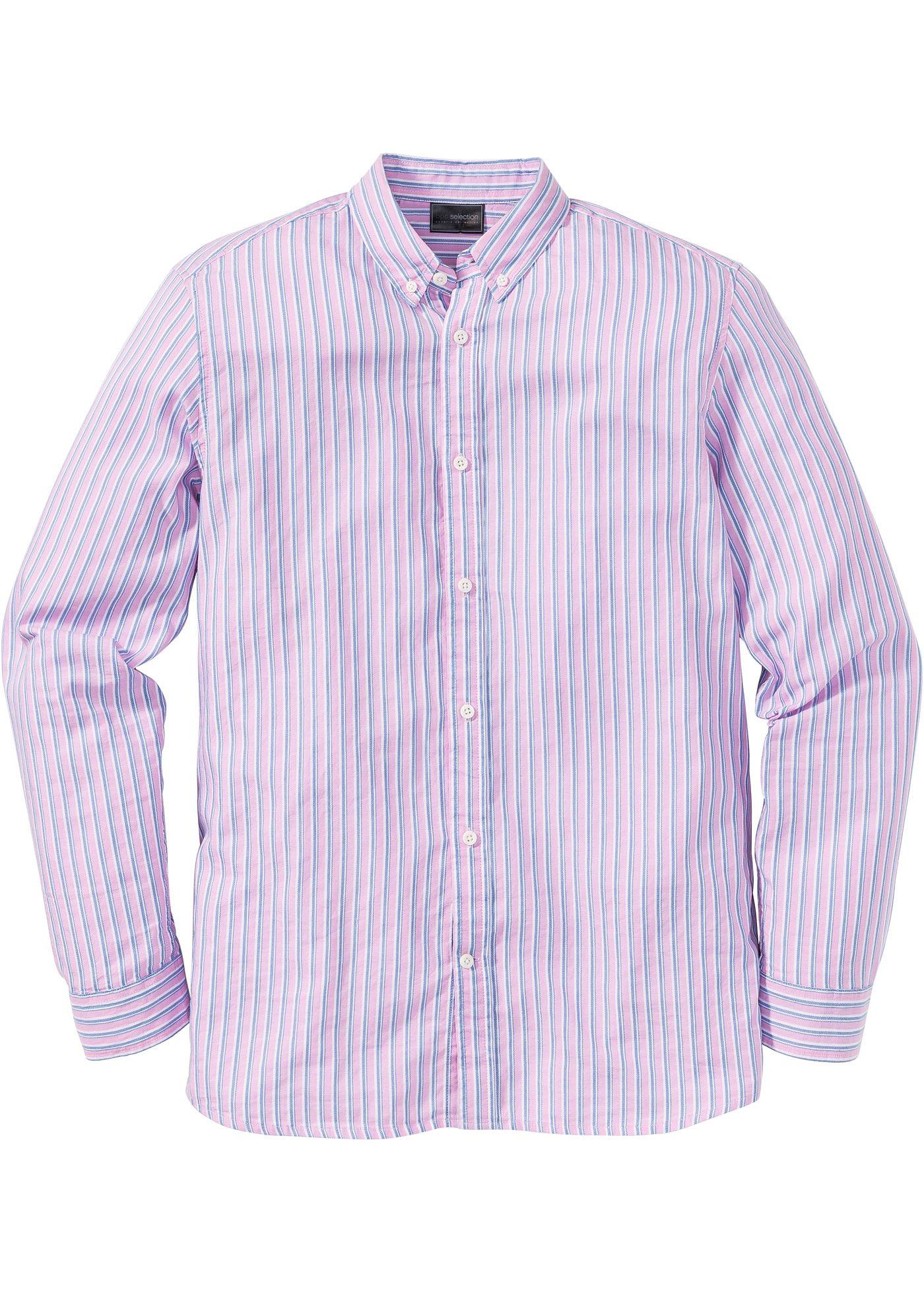 Chemise rayée à manches longues Regular Fit Chemise rayée à manches longues Regular Fit