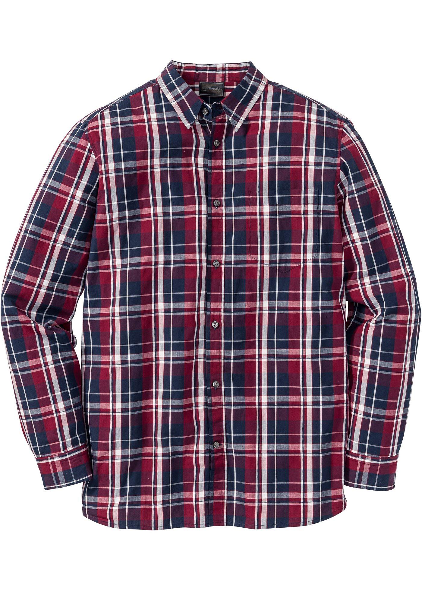 Chemise à carreaux à manches longues Regular Fit Chemise à carreaux à manches longues Regular Fit