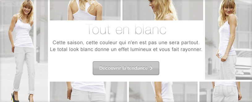 Tout en blanc