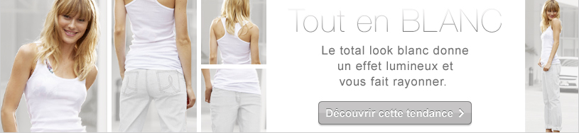 Tout en blanc