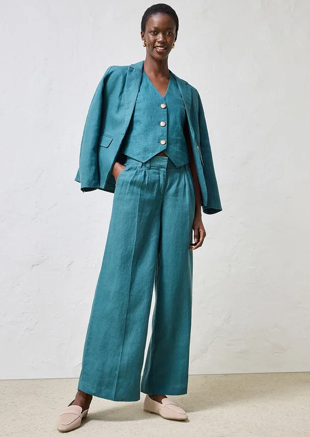 Heisenberg_FutureUse - Blazer 100&nbsp;% lin - vert poivre