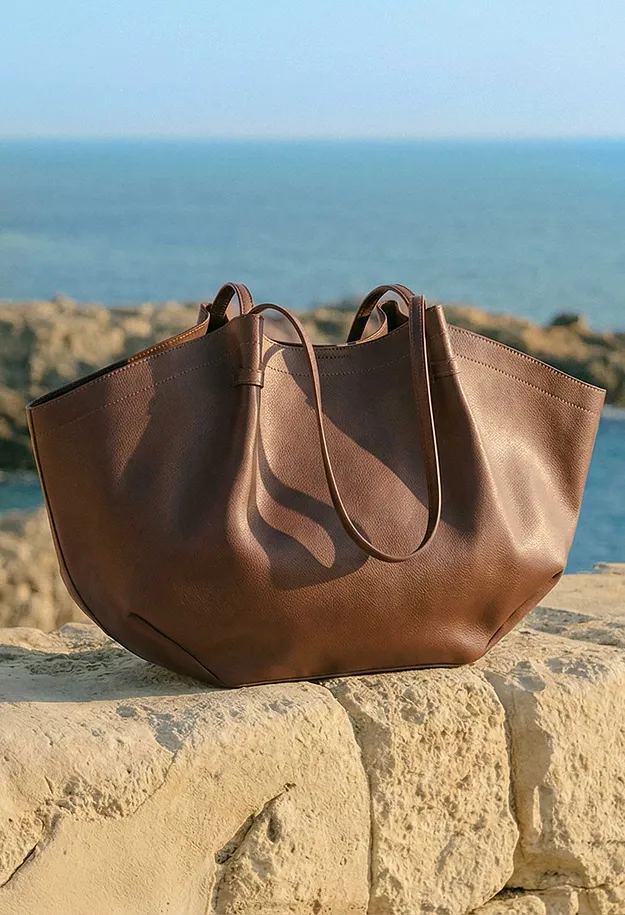 Femme - Grand cabas - marron