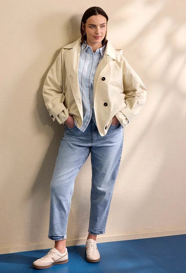 Femme - Veste oversize de mi-saison - sable clair