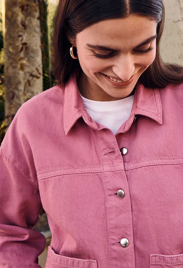 Heisenberg_FutureUse - Surchemise 100% coton - mauve