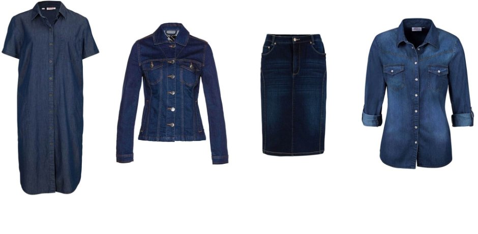 Inspiration - Robe en jean - denim bleu foncé