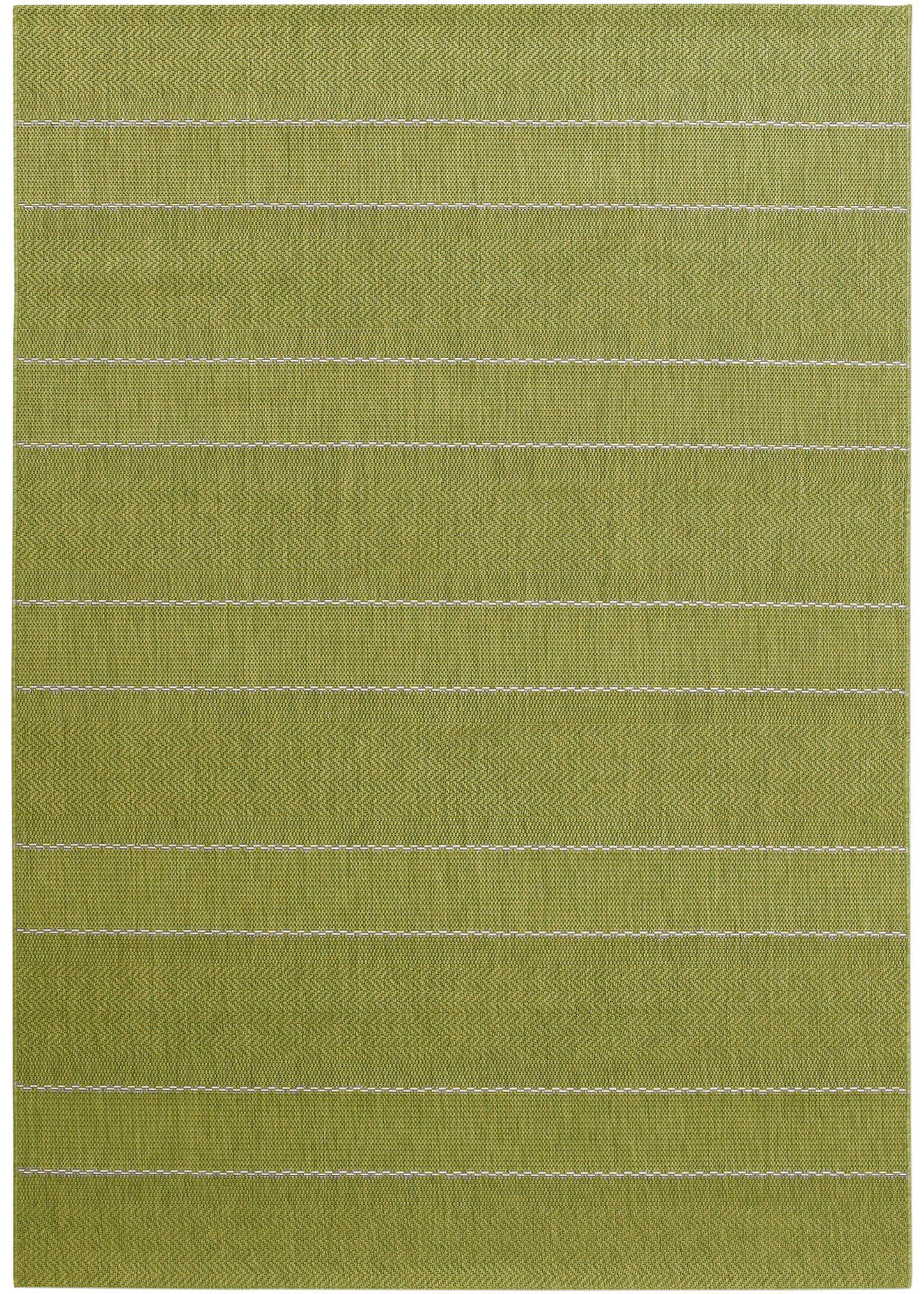 Tapis intérieur et extérieur à rayures discrètes