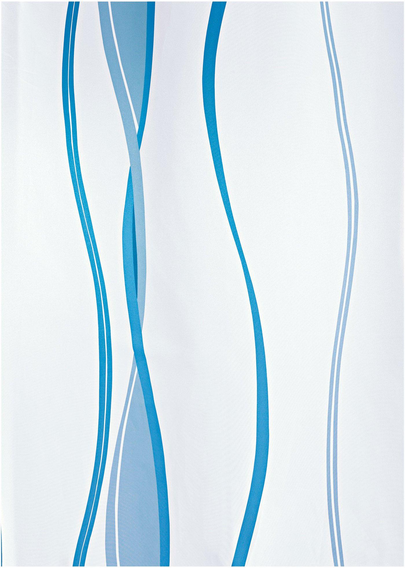 Voilage à imprimé vague (1 pce.)