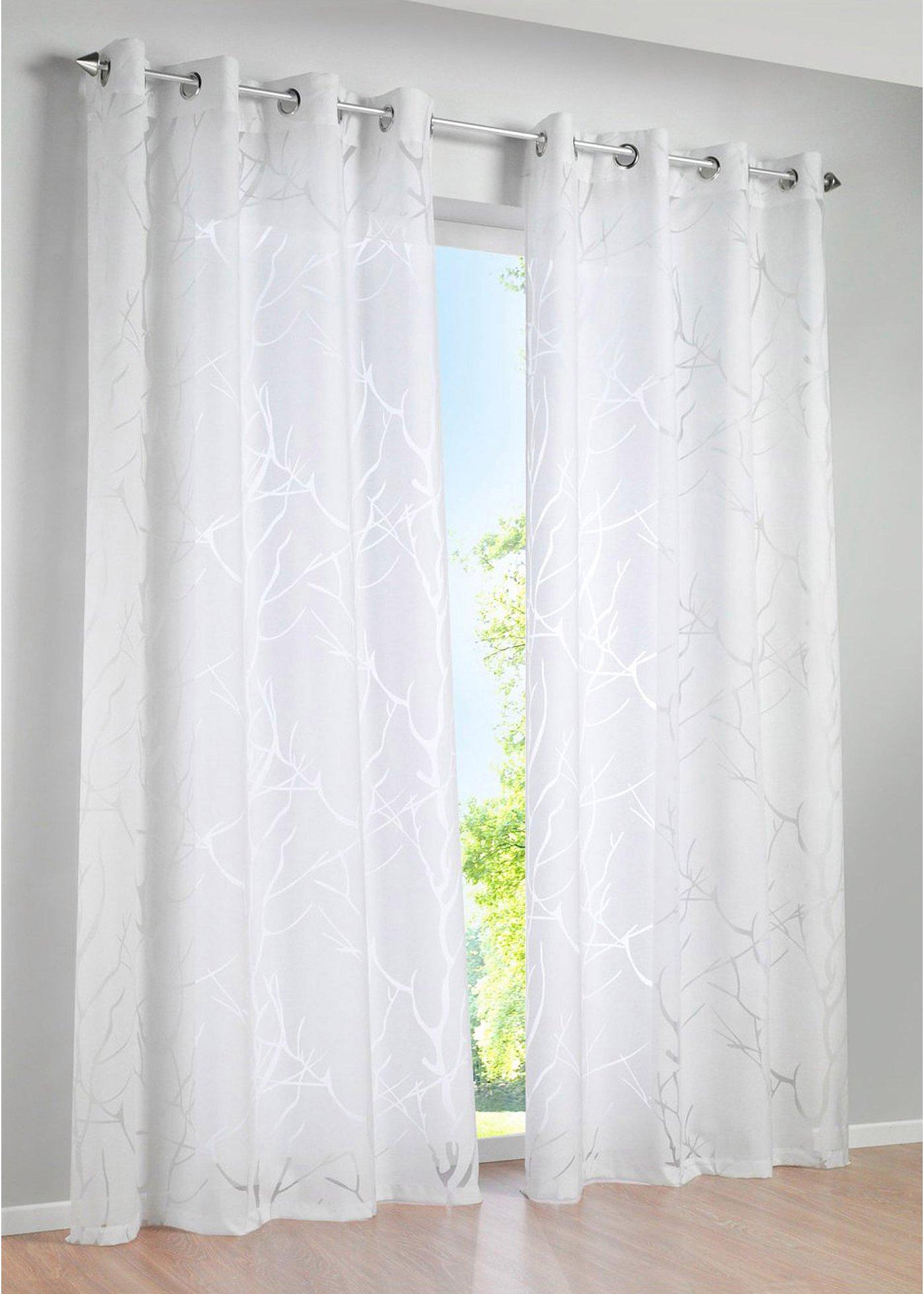 Voilage en dévoré (1 pce.)