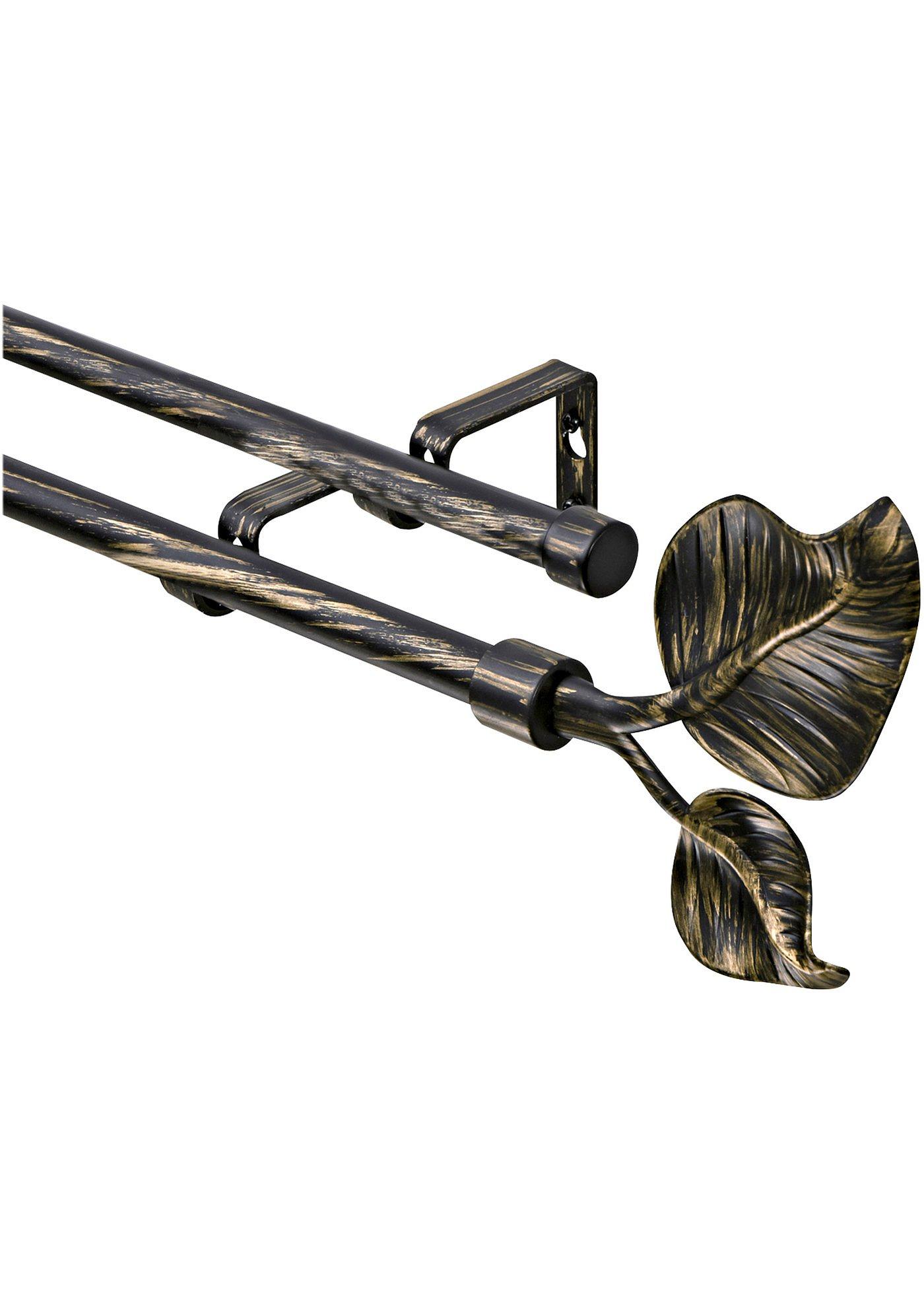 Tringle à rideau embout feuille