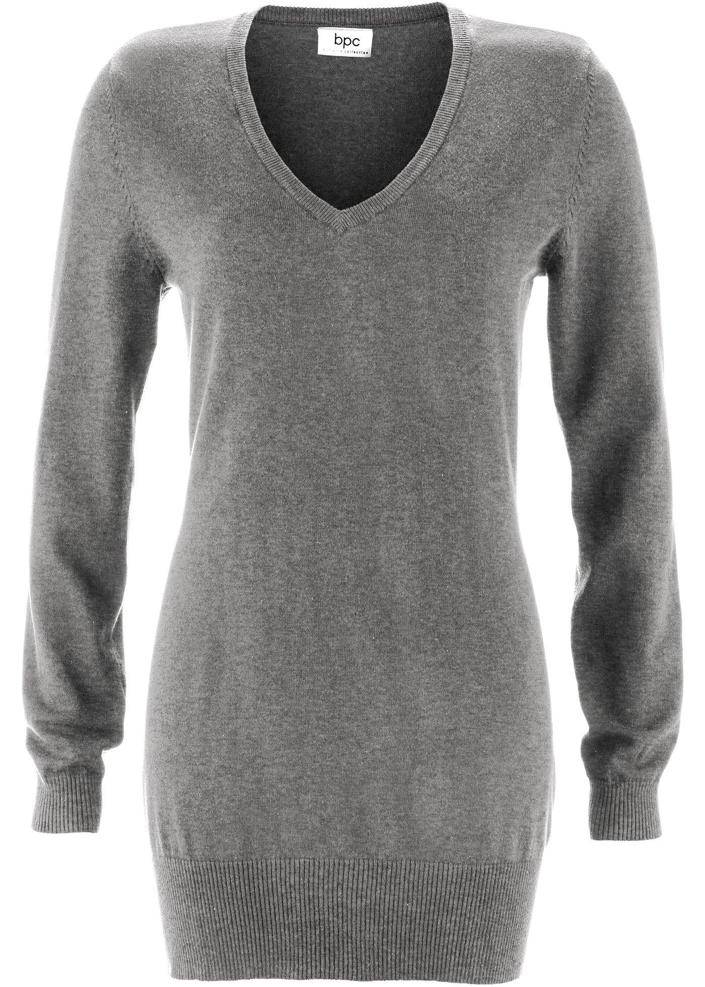 Pull long en maille fine