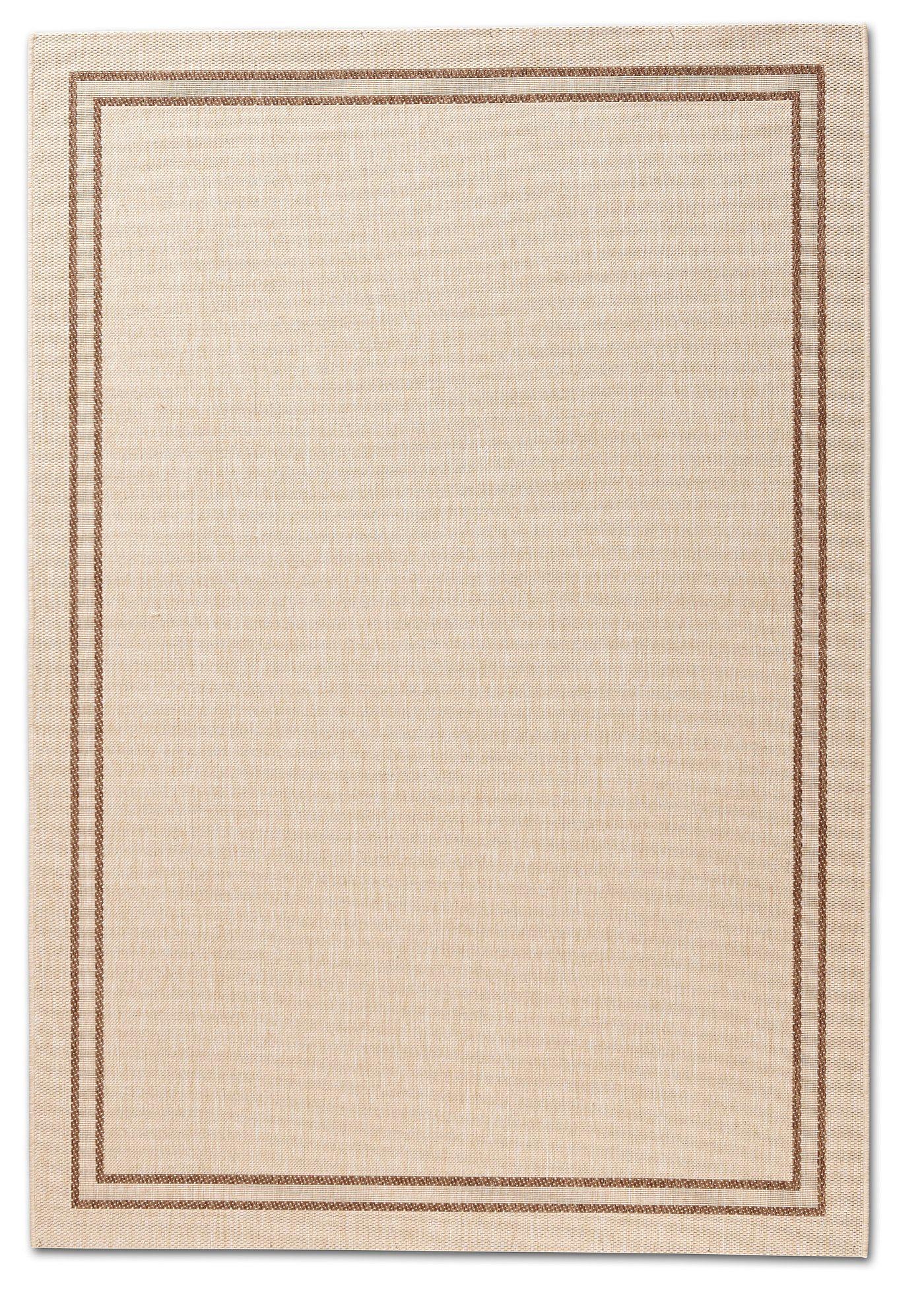 Tapis avec bordure, intérieur et extérieur