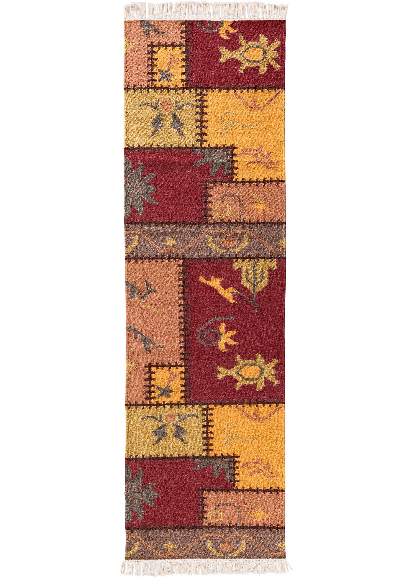 Tapis kilim style patchwork