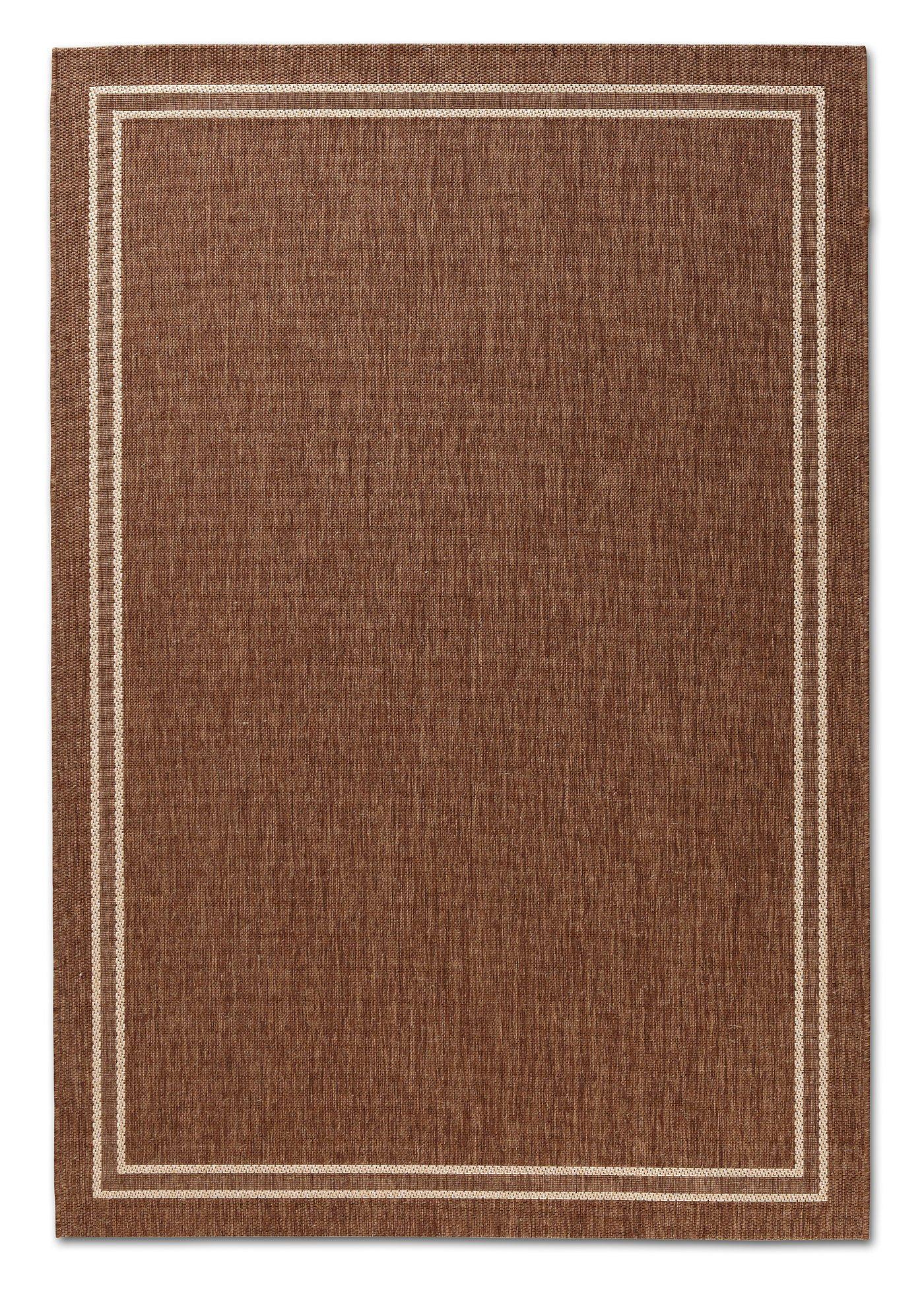 Tapis avec bordure, intérieur et extérieur