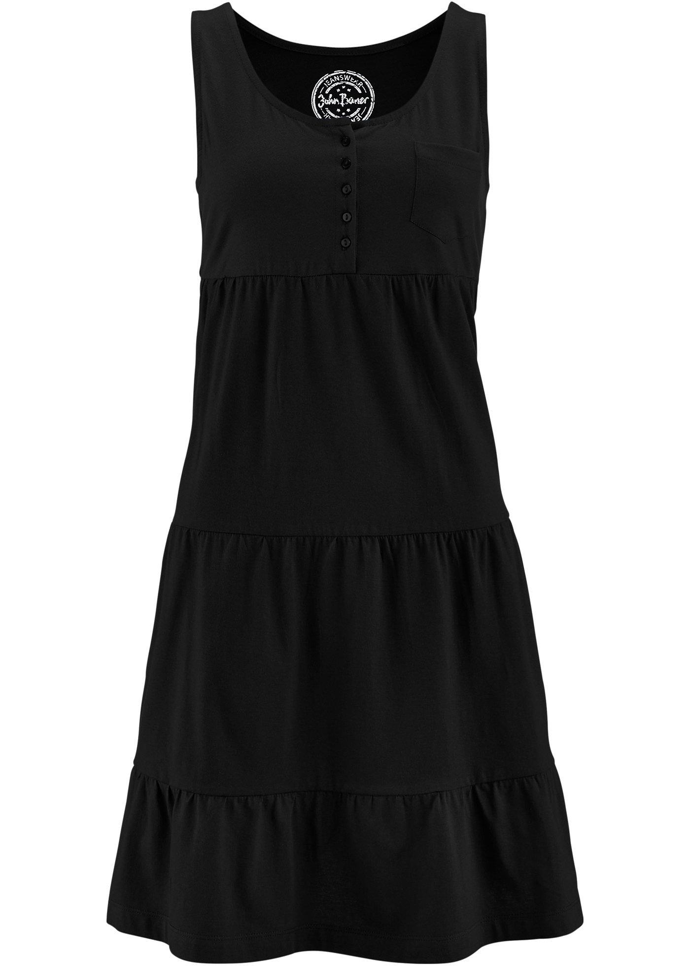 Robe courte en jersey coton