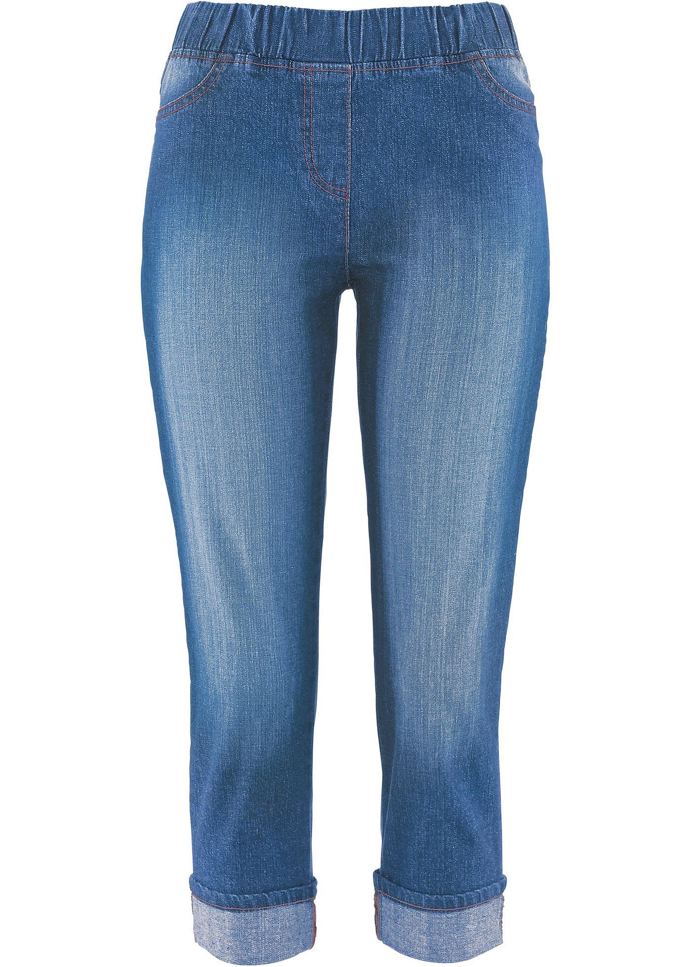 Jegging 3/4 coton avec taille confortable