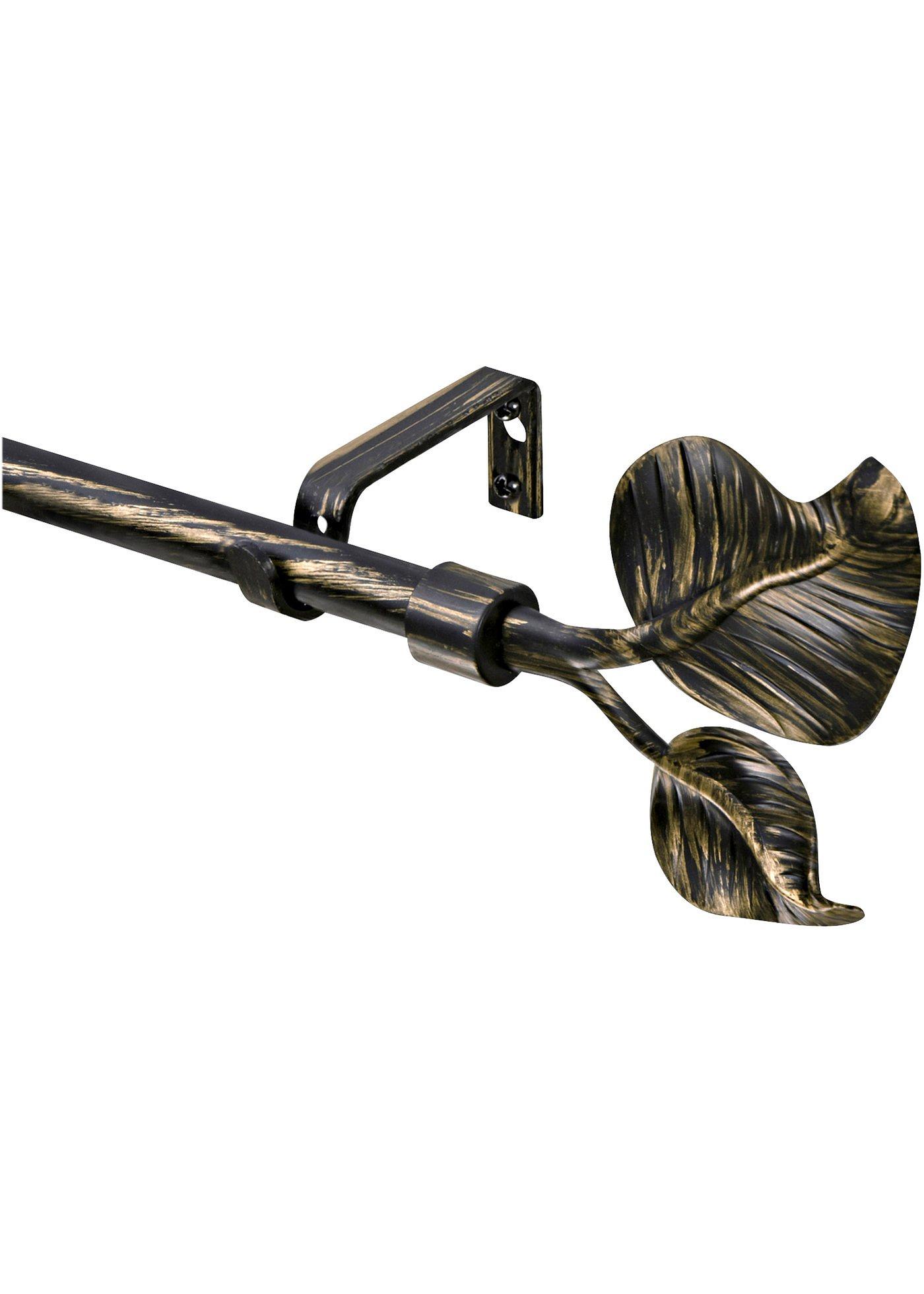 Tringle à rideau embout feuille