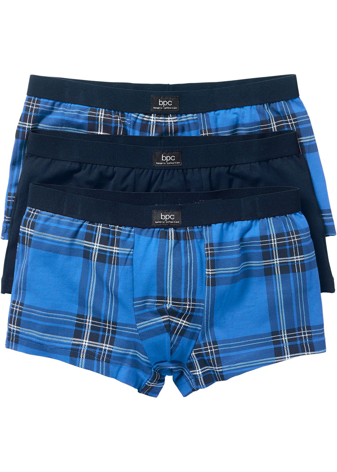 Lot de 3 boxers en coton mélangé