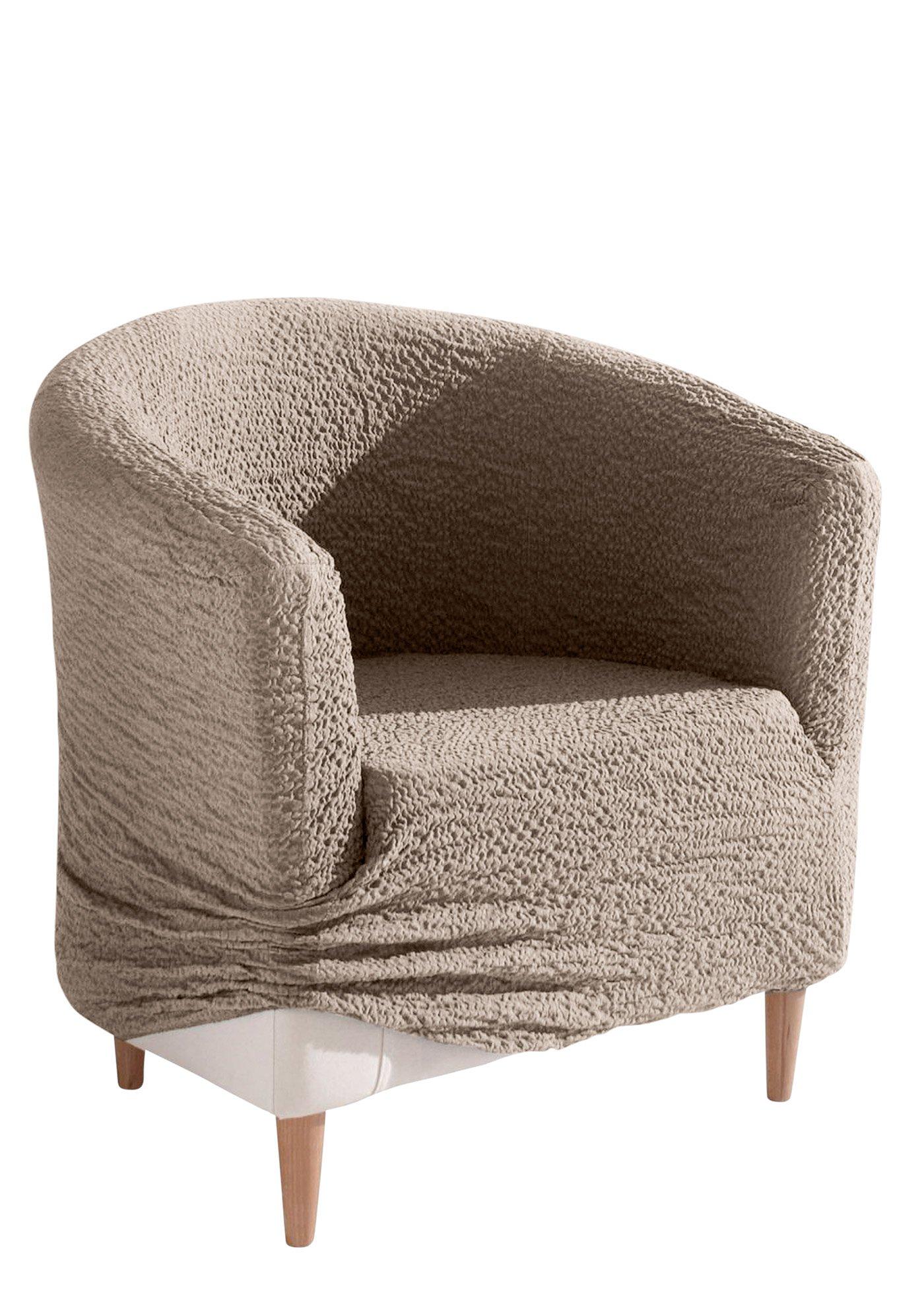 Housse de fauteuil froissée
