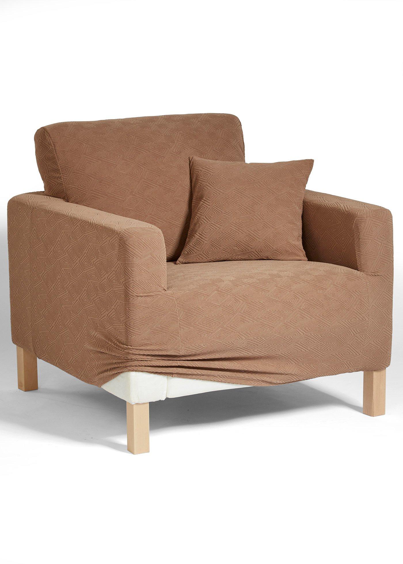 Housse avec motif en relief