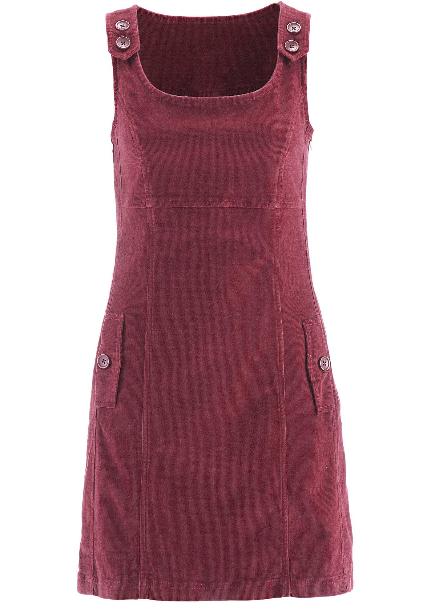 Robe en velours côtelé